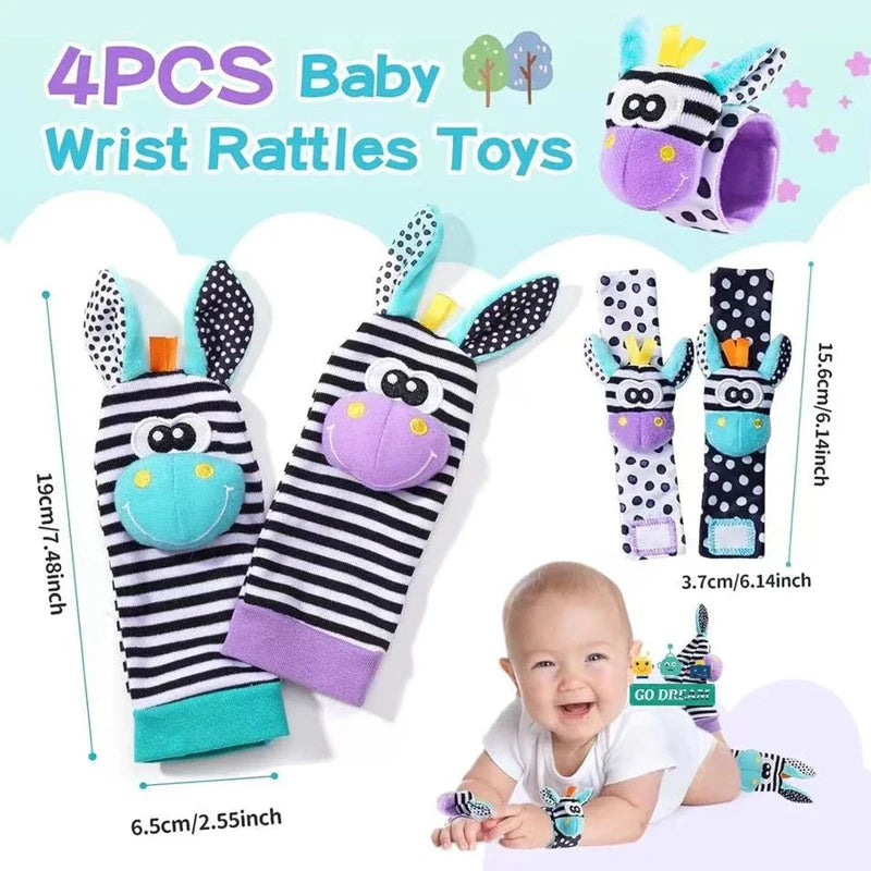 Tiny Nest Wrist & Foot Rattles