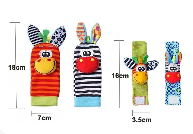 Tiny Nest Wrist & Foot Rattles