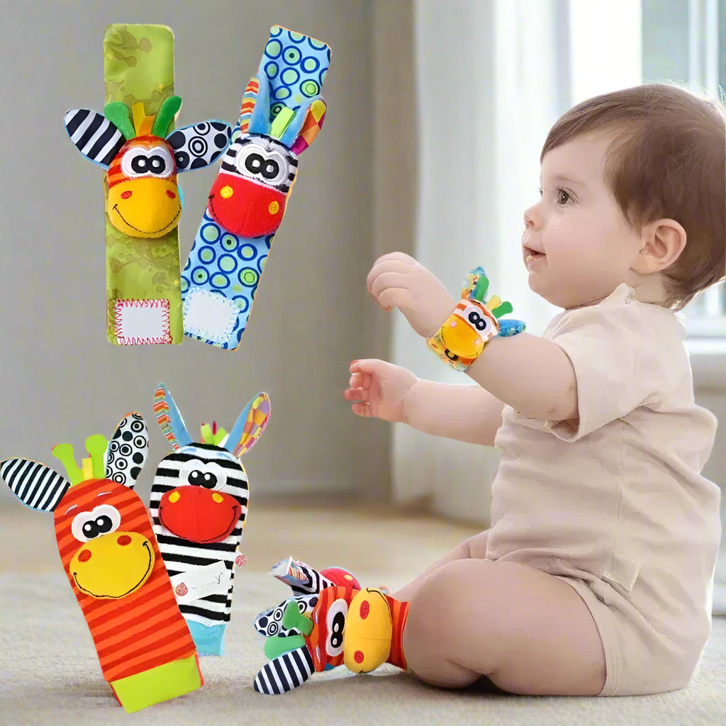 Tiny Nest Wrist & Foot Rattles