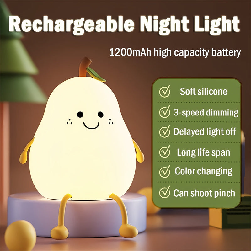 Tiny Nest Pear Night Light